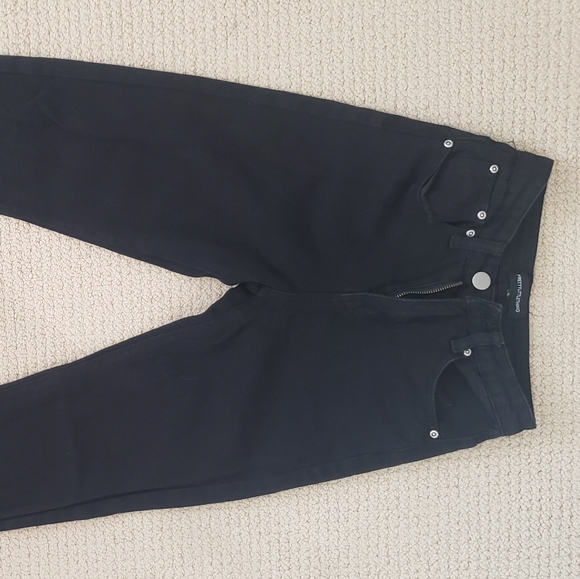 prettylittlething high waisted black jeans - Picture 2 of 3